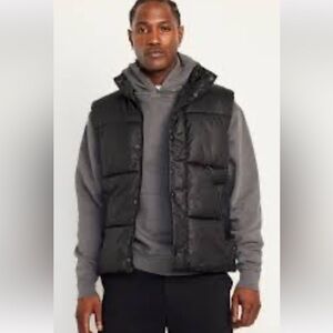 Old Navy Black Puffer Vest